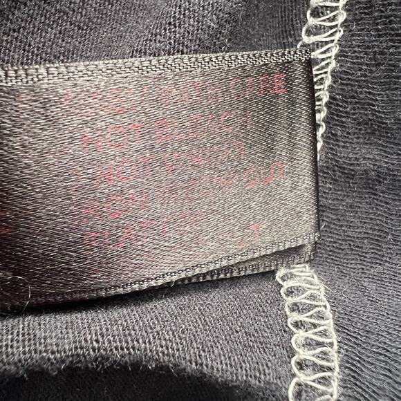 Vintage 90’s Propaganda Single Stitch Tee Shirt Black Dark Goth Embellished Bead - Picture 10 of 15